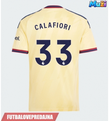 Lacne Muži Futbalové dres Arsenal Riccardo Calafiori #33 2026-27 Krátky Rukáv - Tretina